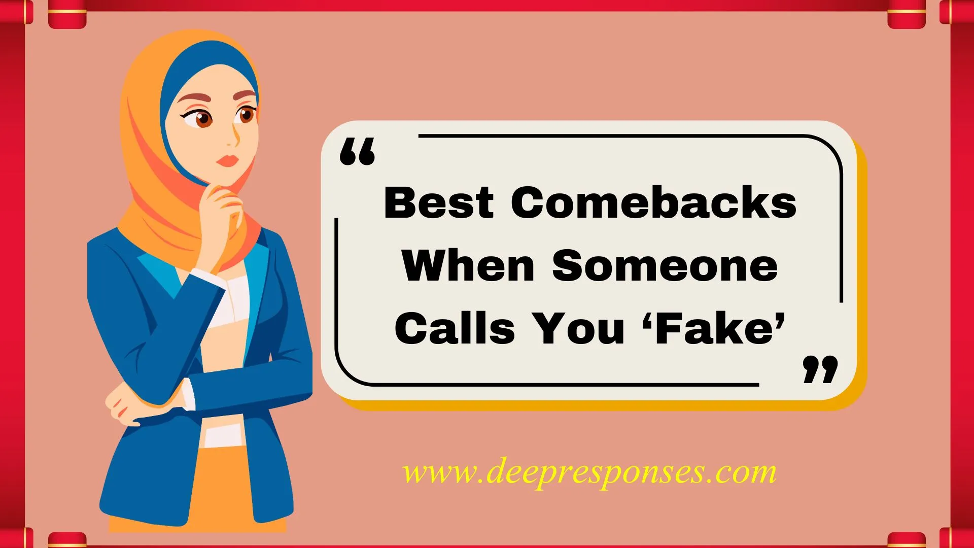 Best Comebacks When Someone Calls You ‘Fake’