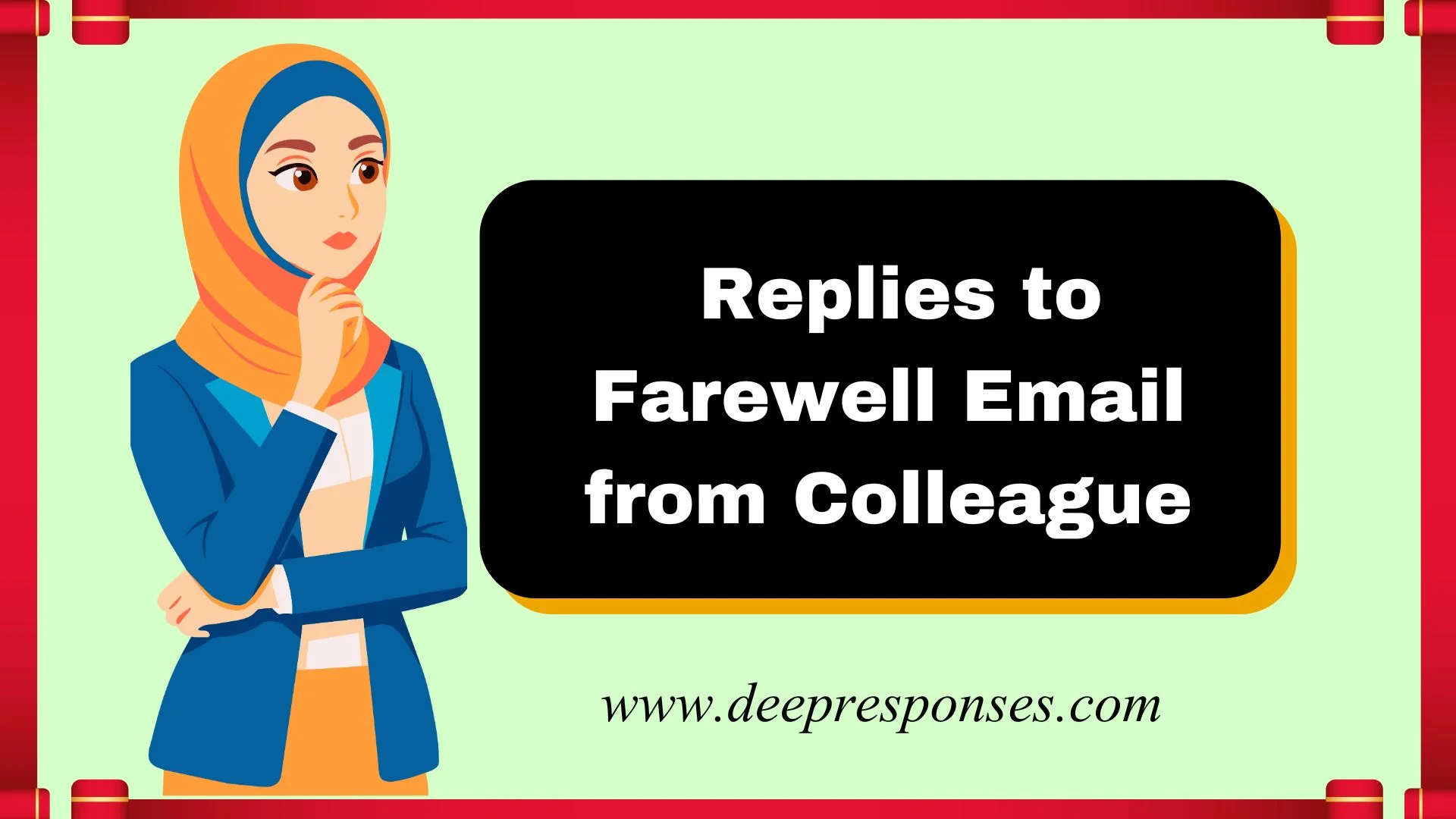 Replies to Farewell Email from Colleague