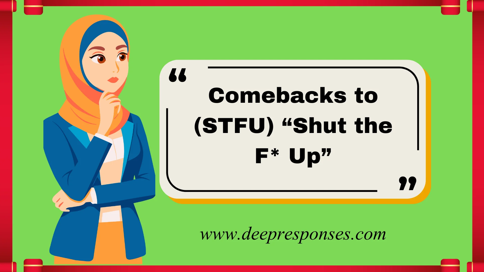 “Shut the F* Up”