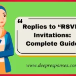 Replies to “RSVP” Invitations: Complete Guide